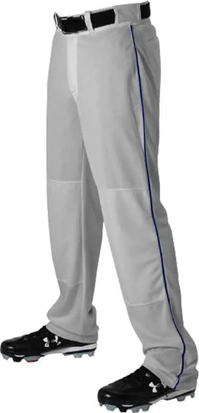 Alleson Athletic 605wlb Adult Baseball Pant with Braid - Gray Navy