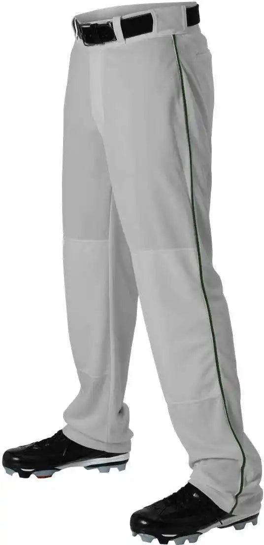Alleson Athletic 605wlby Youth Baseball Pant with Braid - Gray Forest