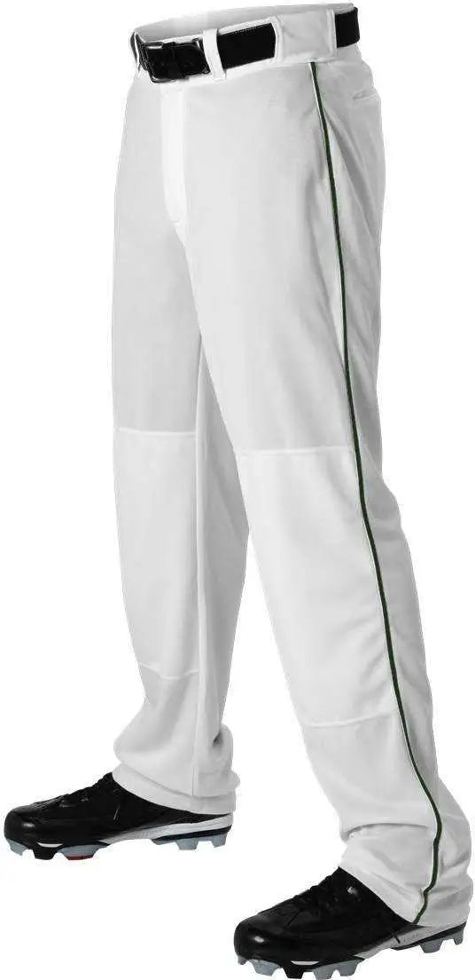 Alleson Athletic 605wlby Youth Baseball Pant with Braid - White Forest