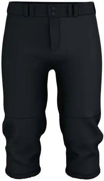 Alleson Athletic 615psg Girls Belted Speed Premium Fastpitch Pant - Black