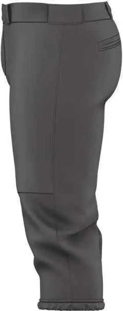 Alleson Athletic 615psg Girls Belted Speed Premium Fastpitch Pant - Charcoal Solid