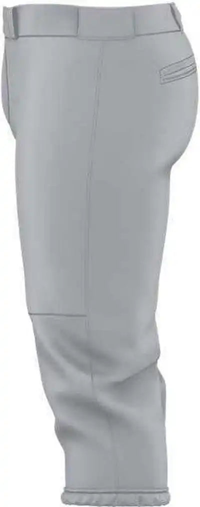 Alleson Athletic 615psg Girls Belted Speed Premium Fastpitch Pant - Grey