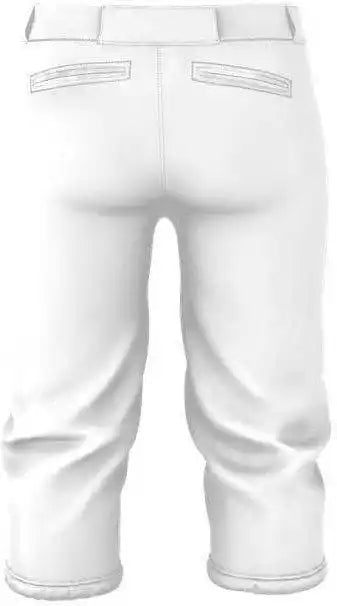 Alleson Athletic 615psw Womens Belted Speed Premium Fastpitch Pant - White