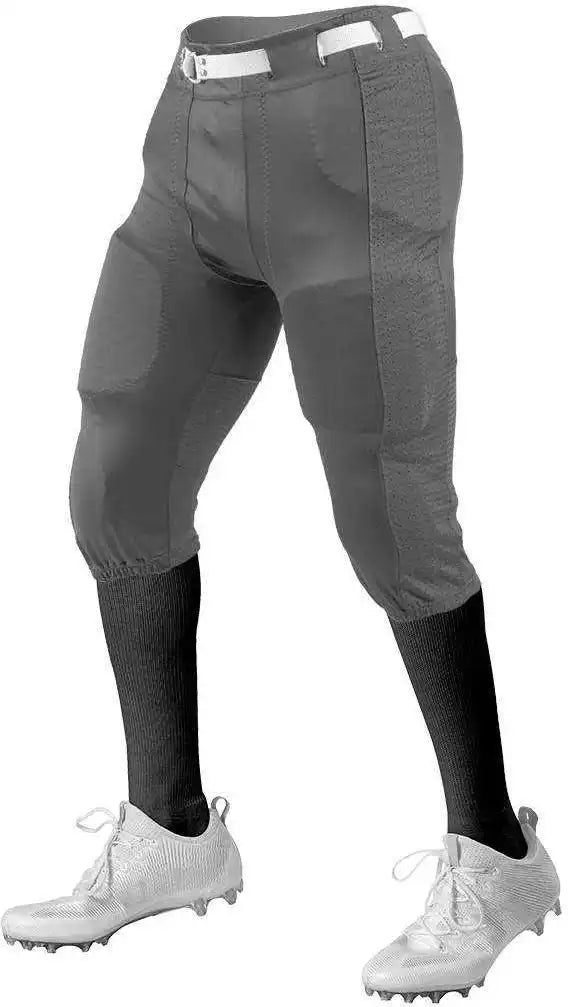 Alleson Athletic 650sla Adult Press Football Pant (pads not Included) - Charcoal Solid