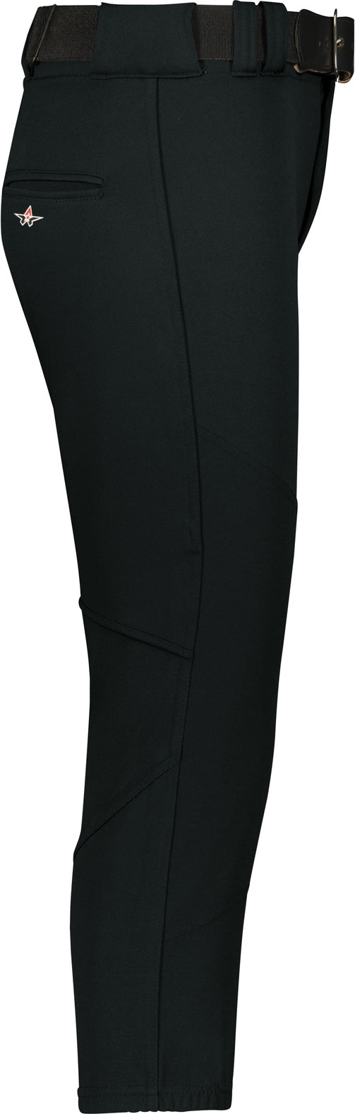 Alleson Athletic 655w Crush Mid-calf Softball Pant - Black
