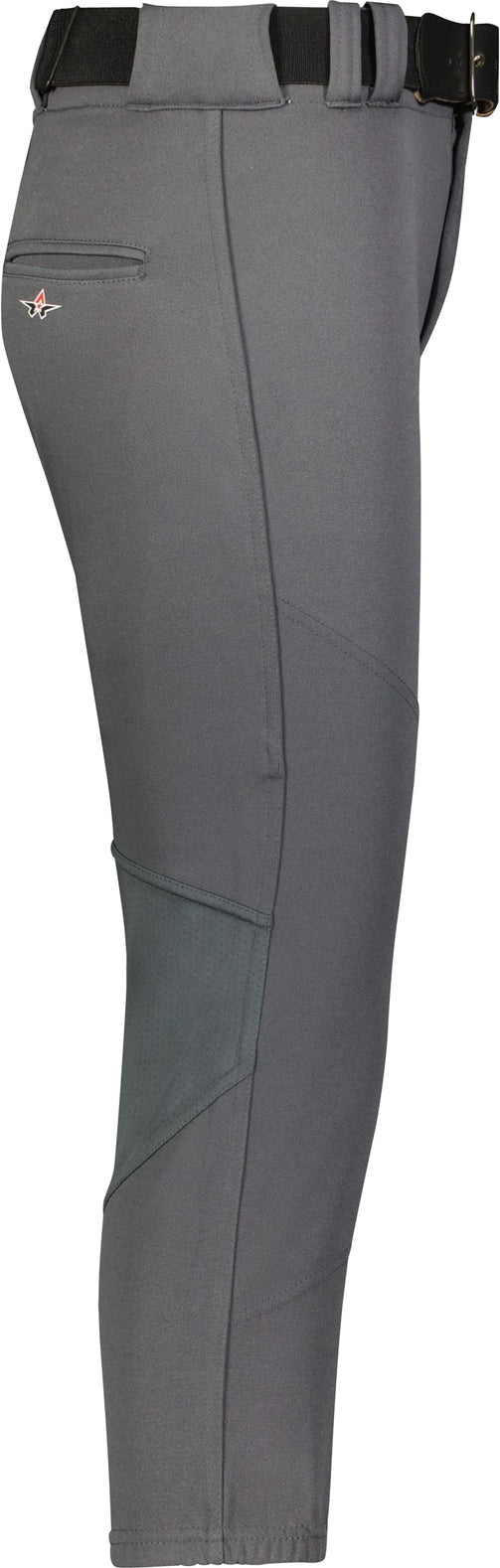 Alleson Athletic 655w Crush Mid-calf Softball Pant - Charcoal Solid