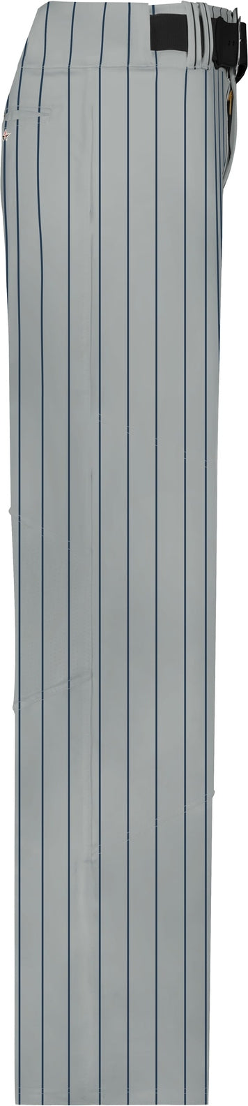 Alleson Athletic 655wpn Crush Pinstripe Pant - Gray Navy