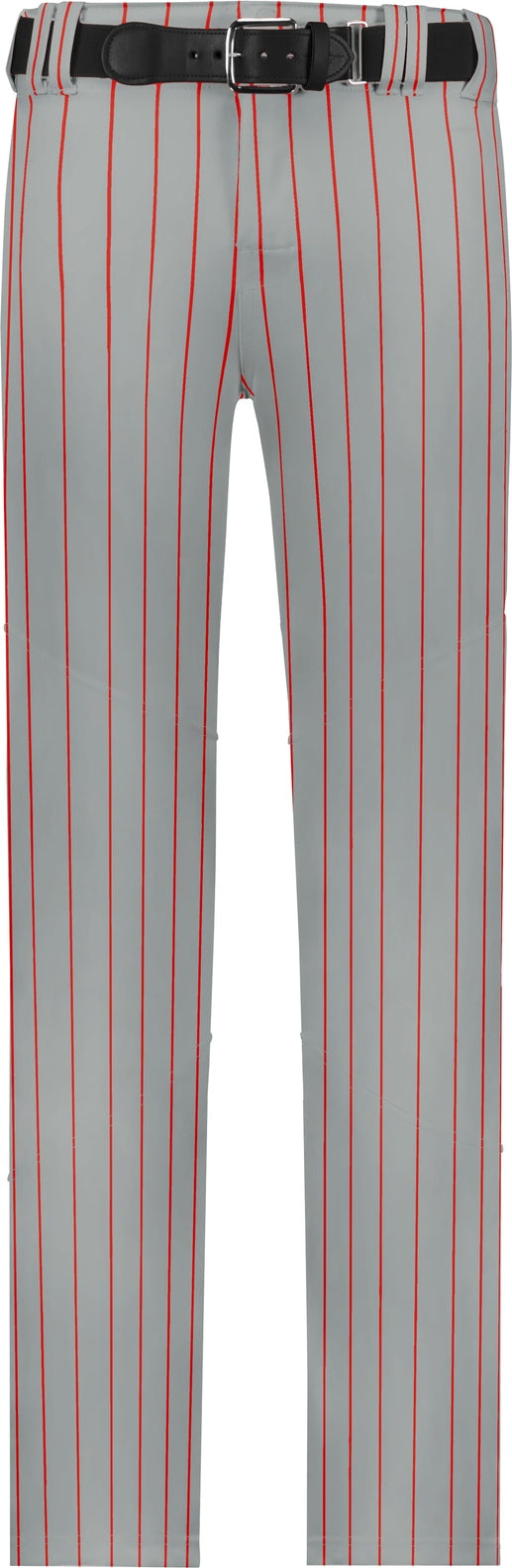 Alleson Athletic 655wpn Crush Pinstripe Pant - Gray Red