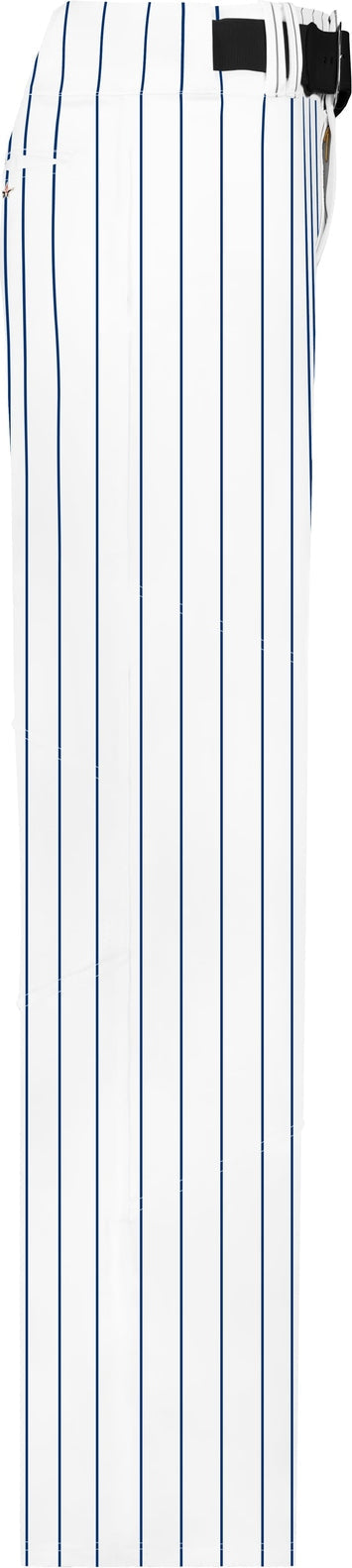 Alleson Athletic 655wpn Crush Pinstripe Pant - White Royal