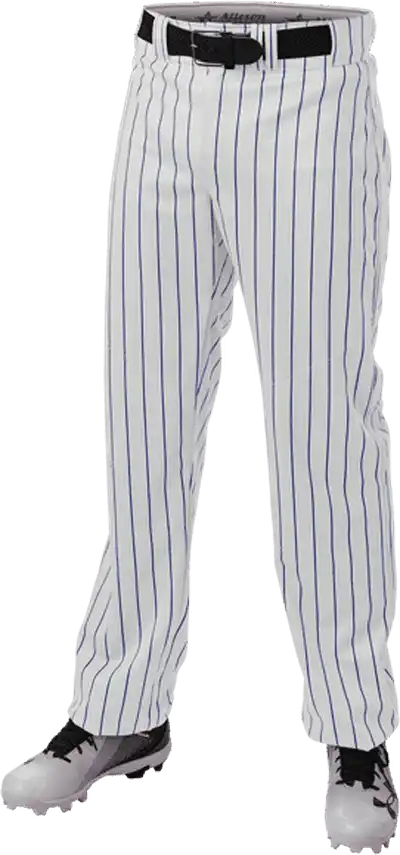Alleson Athletic 655wpny Youth Crush Pinstripe Pant - White Royal