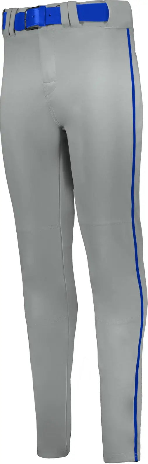 Alleson Athletic 657ctb Crush Tapered Pant with Braid - Gray Royal - Adult Xs