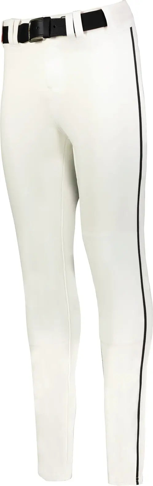 Alleson Athletic 657ctb Crush Tapered Pant with Braid - White Black - Adult Xs
