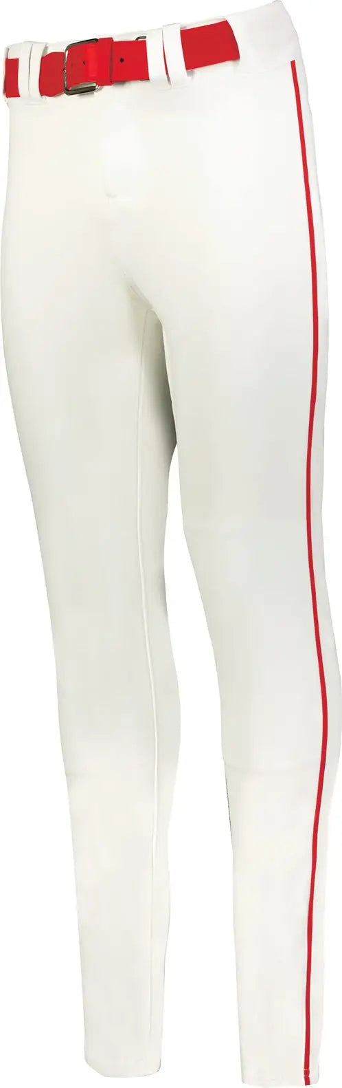 Alleson Athletic 657ctby Youth Crush Tapered Pant W/ Br - White Red - Xs