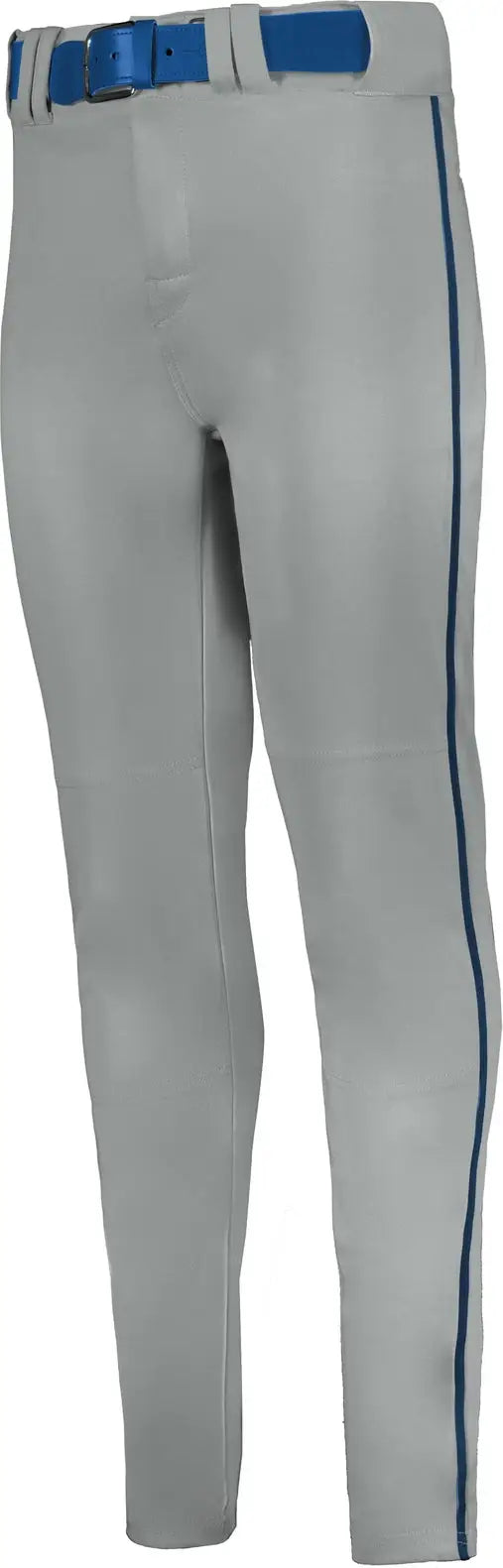 Alleson Athletic 657ctby Youth Crush Tapered Pant with Braid - Gray Navy - Xs