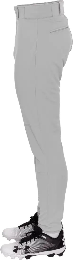 Alleson Athletic 657ctpy Tapered Baseball Pant - Gray