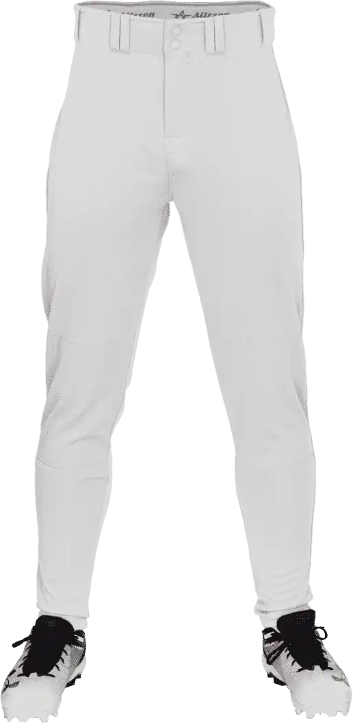 Alleson Athletic 657ctpy Tapered Baseball Pant - White