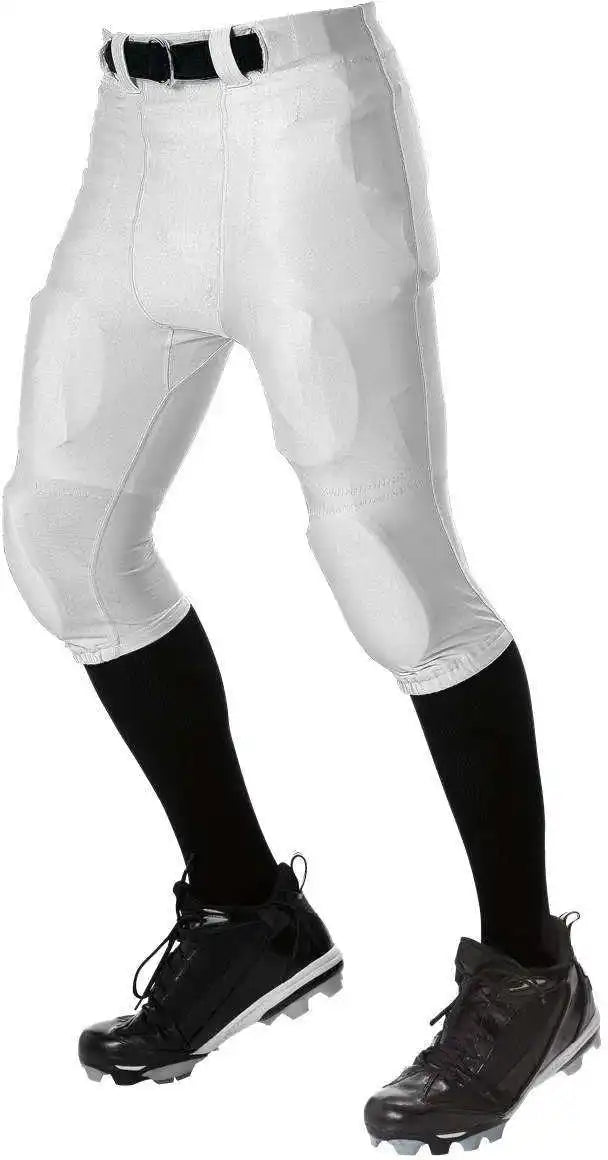 Alleson Athletic 675nf Adult no Fly Football Pant with Slotted Waist (pads not Included) White