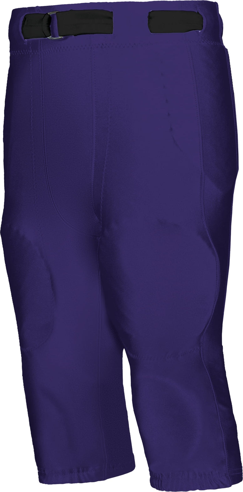 Alleson Athletic 675nfy Youth no Fly Football Pant with Slotted Waist (pads not Included) - Purple - Xs