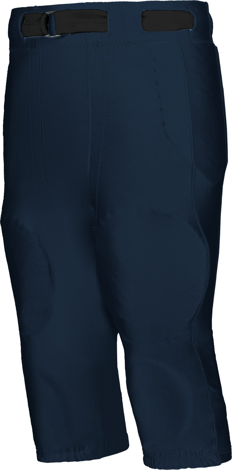 Alleson Athletic 675nfy Youth no Fly Football Pant with Slotted Waist (pads not Included) - Navy - Xs