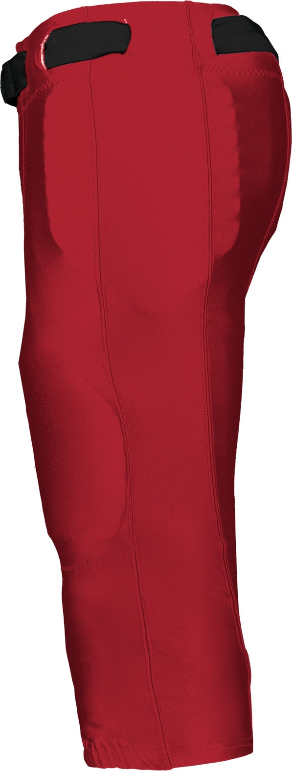 Alleson Athletic 675nfy Youth no Fly Football Pant with Slotted Waist (pads not Included) - Red