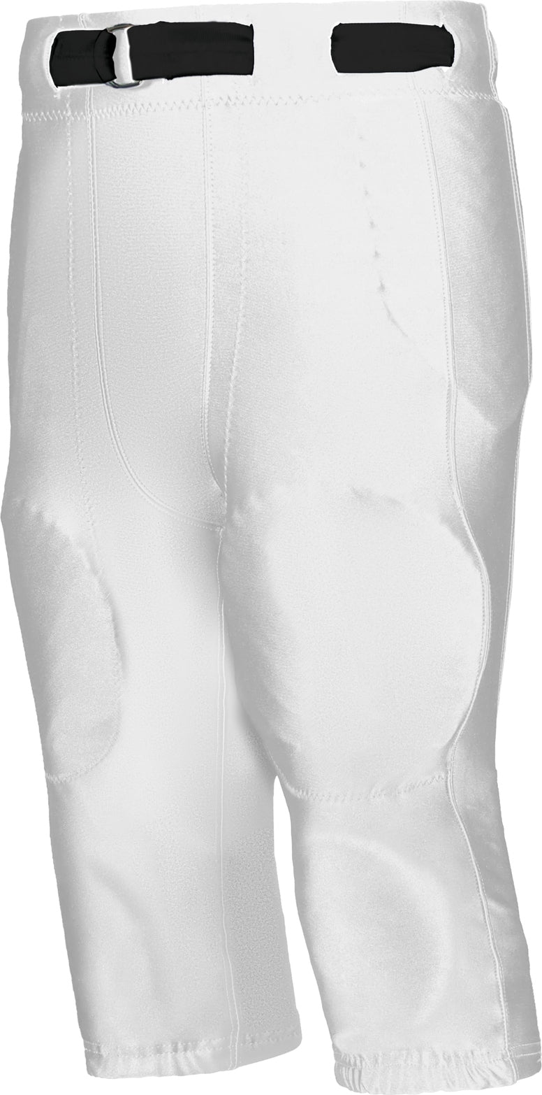 Alleson Athletic 675nfy Youth no Fly Football Pant with Slotted Waist (pads not Included) - White - Xs