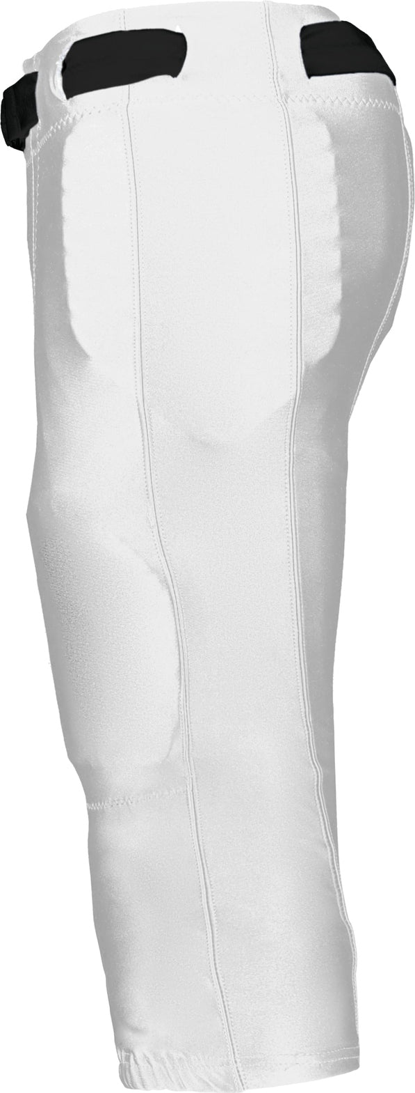 Alleson Athletic 675nfy Youth no Fly Football Pant with Slotted Waist (pads not Included) - White