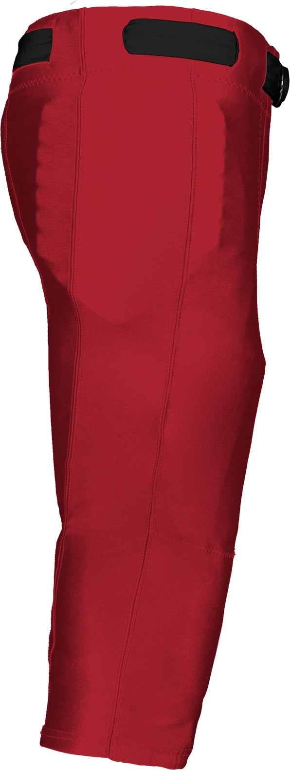 Alleson Athletic 675nfy Youth no Fly Football Pant with Slotted Waist (pads not Included) - Red
