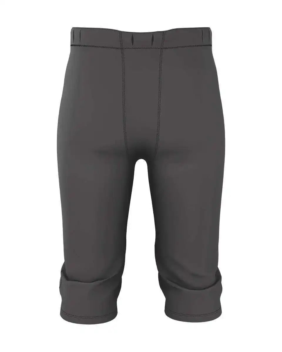 Alleson Athletic 682py Youth Integrated Knee Pad Football Pant - Charcoal Solid