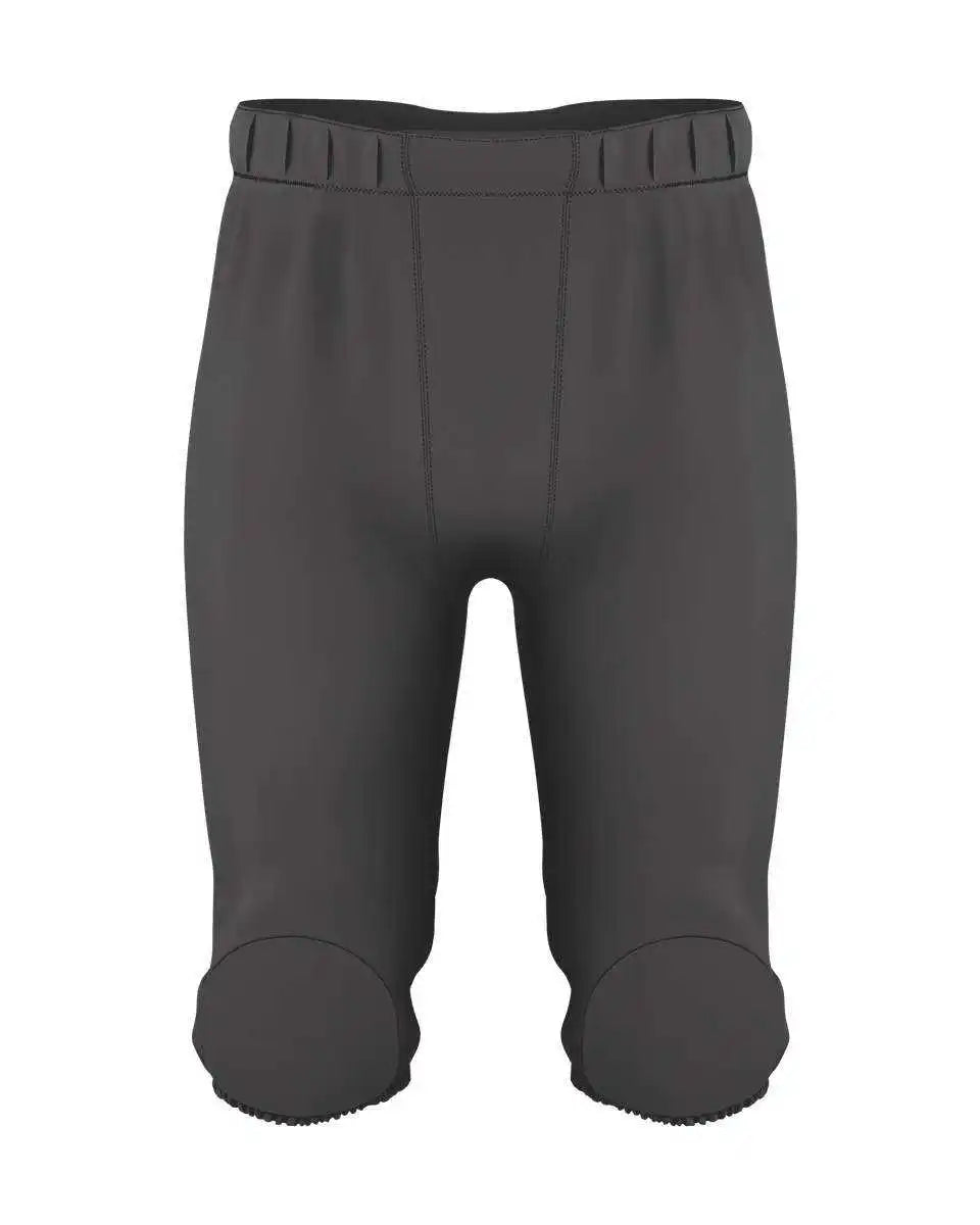 Alleson Athletic 682py Youth Integrated Knee Pad Football Pant - Charcoal Solid