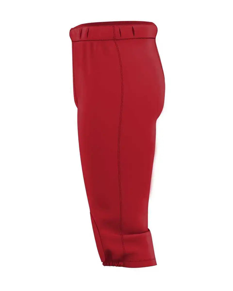 Alleson Athletic 682py Youth Integrated Knee Pad Football Pant - Red
