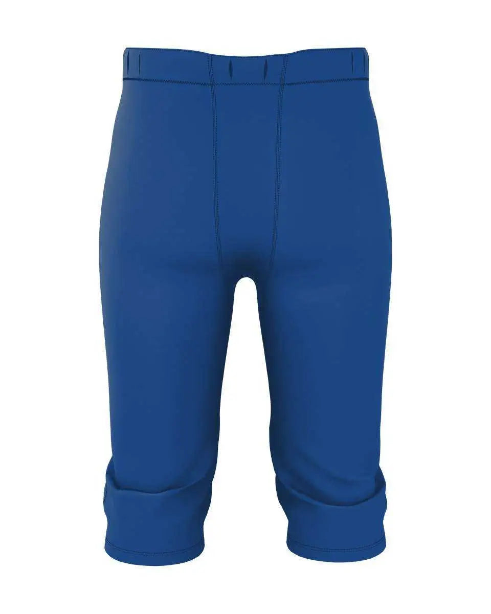 Alleson Athletic 682py Youth Integrated Knee Pad Football Pant - Royal