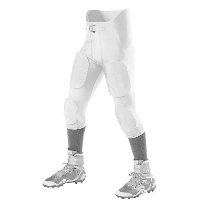 Alleson Athletic 6857p Adult Icon Integrated Football Pants - White