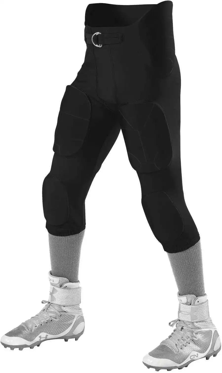 Alleson Athletic 6857py Youth Icon Integrated Football Pants Black