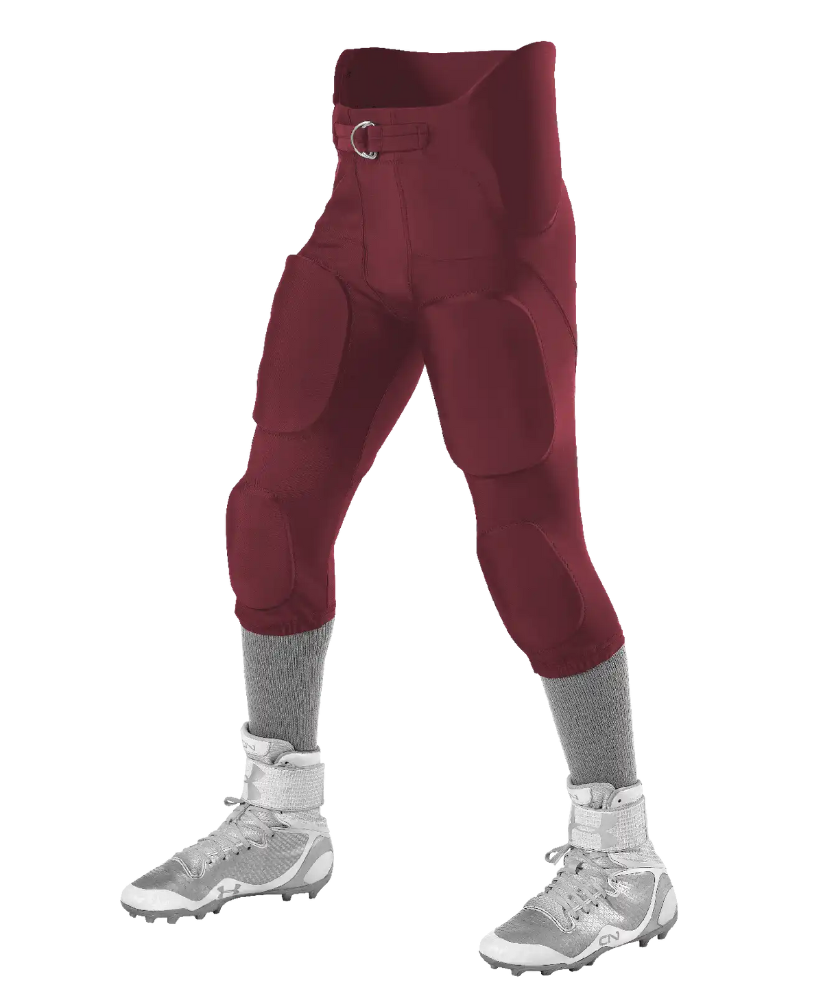 Alleson Athletic 689s Adult Intergrated Football Pant (pads not Included) - Cardinal