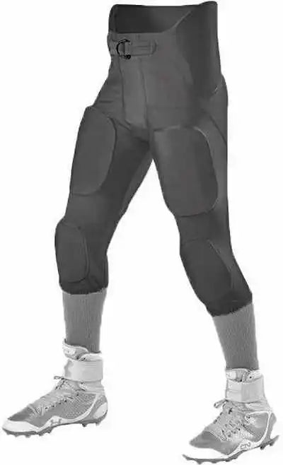 Alleson Athletic 689s Adult Intergrated Football Pant (pads not Included) - Black