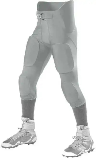 Alleson Athletic 689sy Youth Intergrated Football Pant (pads not Included) - Silver