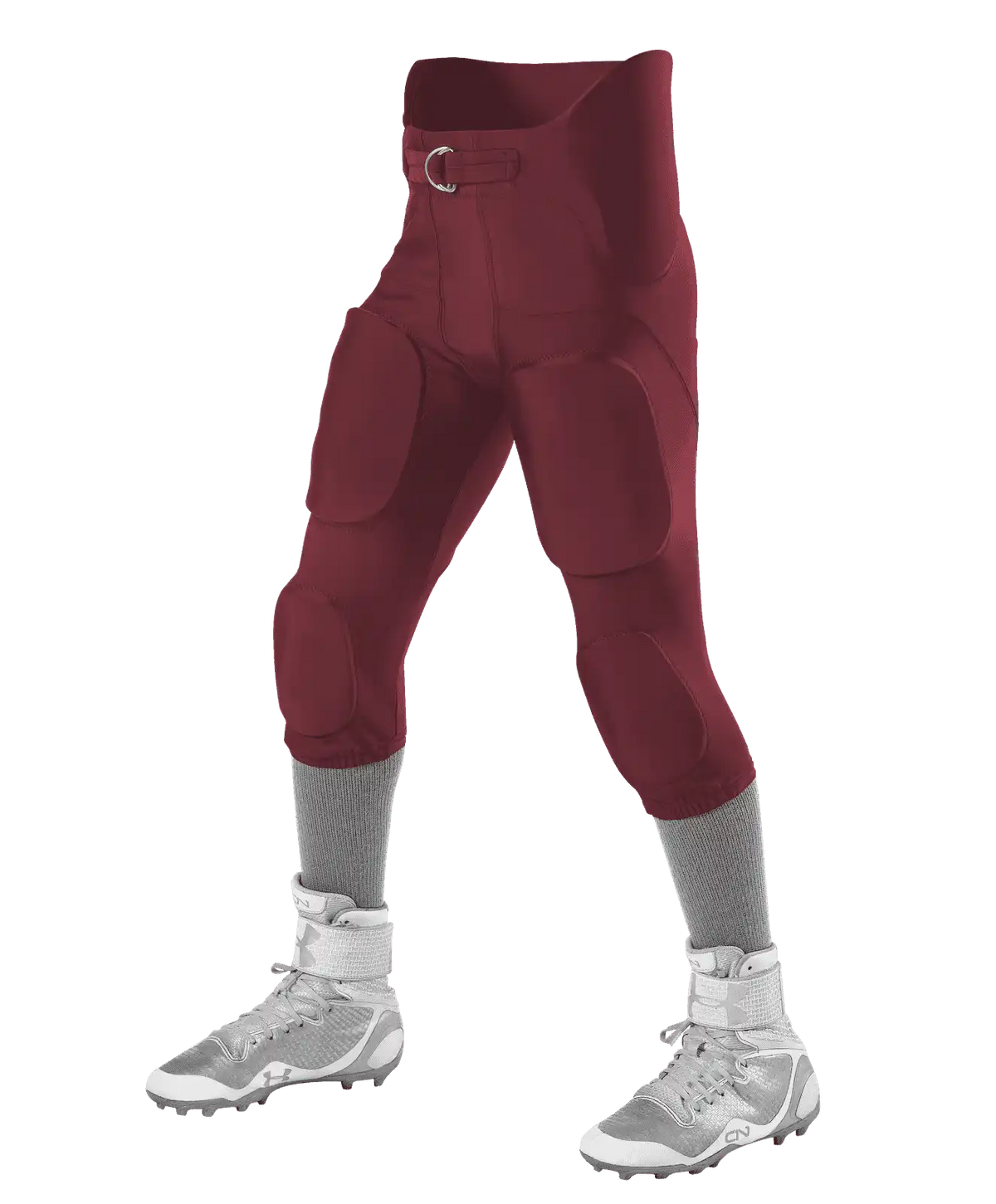 Alleson Athletic 689sy Youth Intergrated Football Pant (pads not Included) - Cardinal