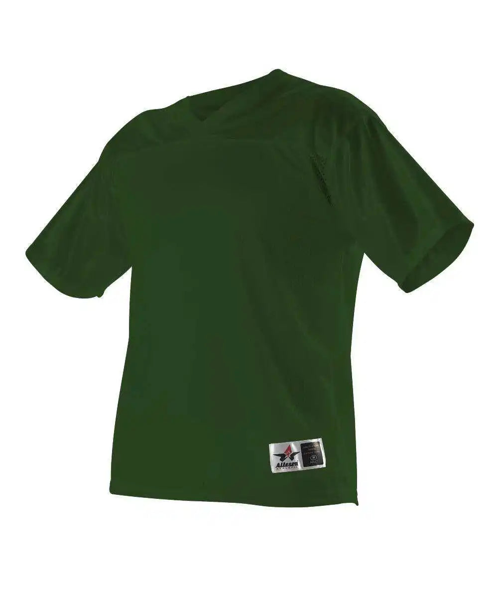 Alleson Athletic 703fj Adult Fanwear Football Jersey - Forest