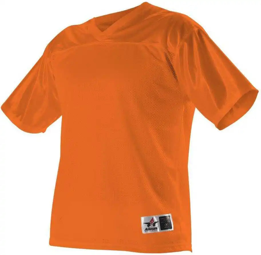 Alleson Athletic 703fj Adult Fanwear Football Jersey - Orange - l