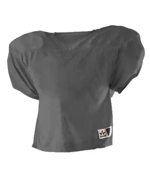 Alleson Athletic 705y Youth Practice Football Jersey Charcoal