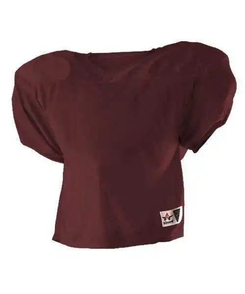 Alleson Athletic 705y Youth Practice Football Jersey Maroon
