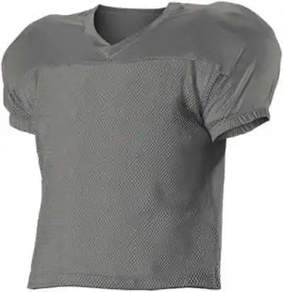 Alleson Athletic 712 Adult Practice Football Jersey Silver