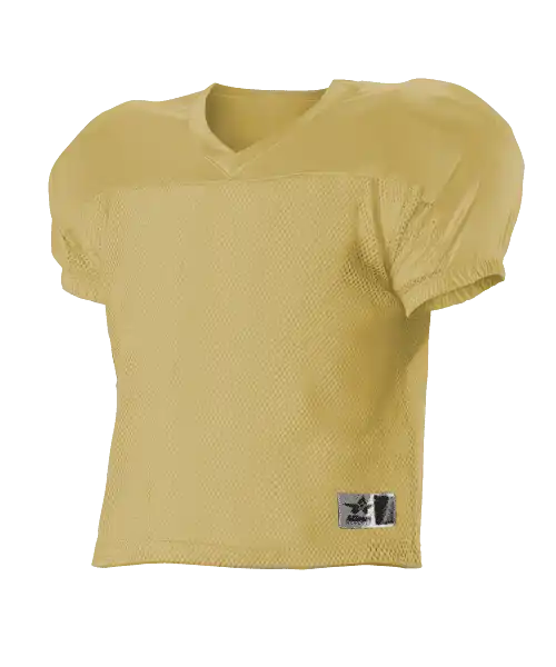 Alleson Athletic 712y Youth Practice Football Jersey Vegas Gold