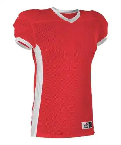 Alleson Athletic 750e Adult Football Jersey - Scarlet White
