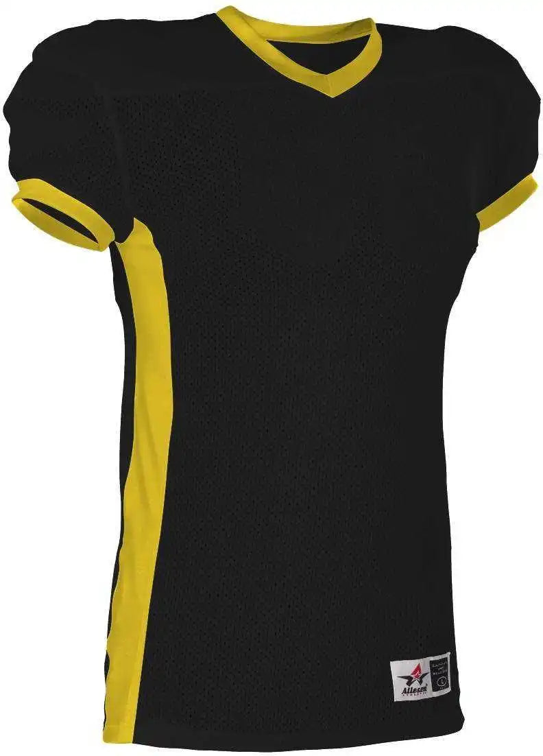 Alleson Athletic 750ey Youth Football Jersey - Black Gold