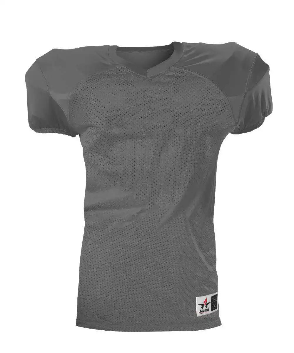 Alleson Athletic 751y Youth Pro Game Football Jersey Charcoal