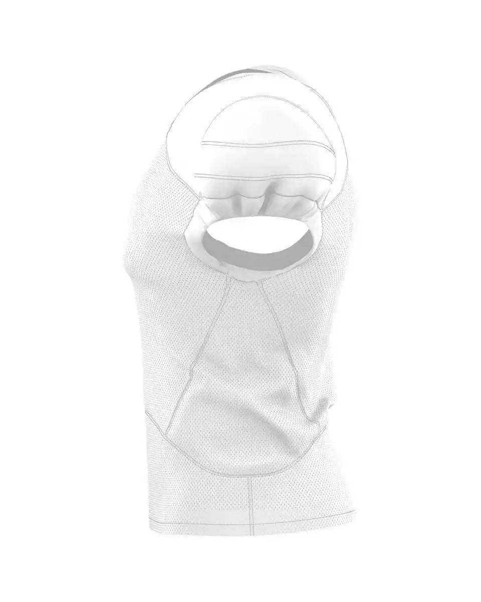 Alleson Athletic 754 Adult Pro Flex Cut Belt Length Football Jersey White