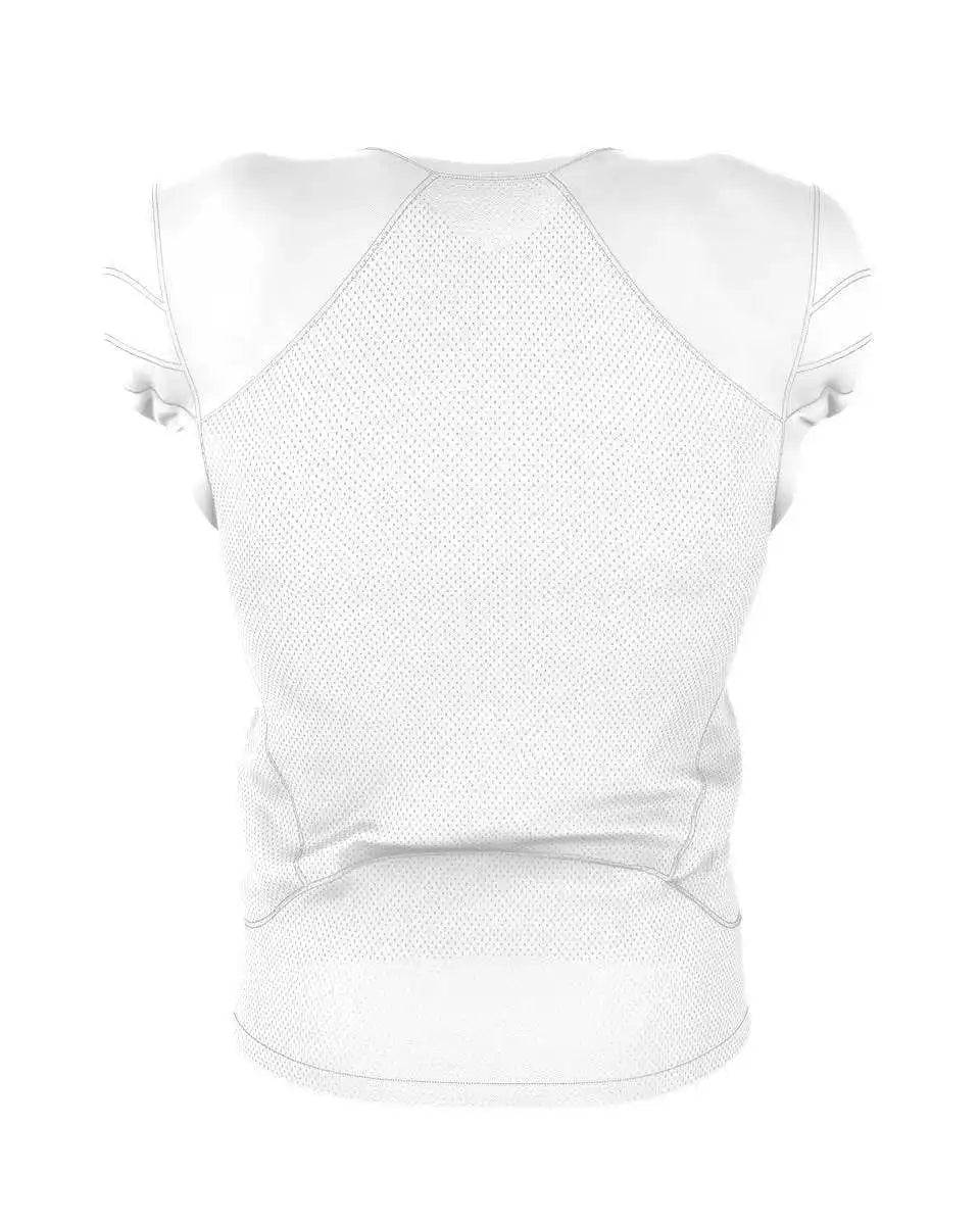Alleson Athletic 754 Adult Pro Flex Cut Belt Length Football Jersey White