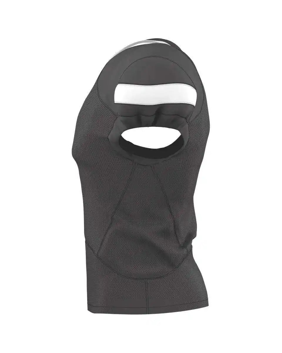 Alleson Athletic 754 Adult Pro Flex Cut Belt Length Football Jersey - Charcoal Solid White