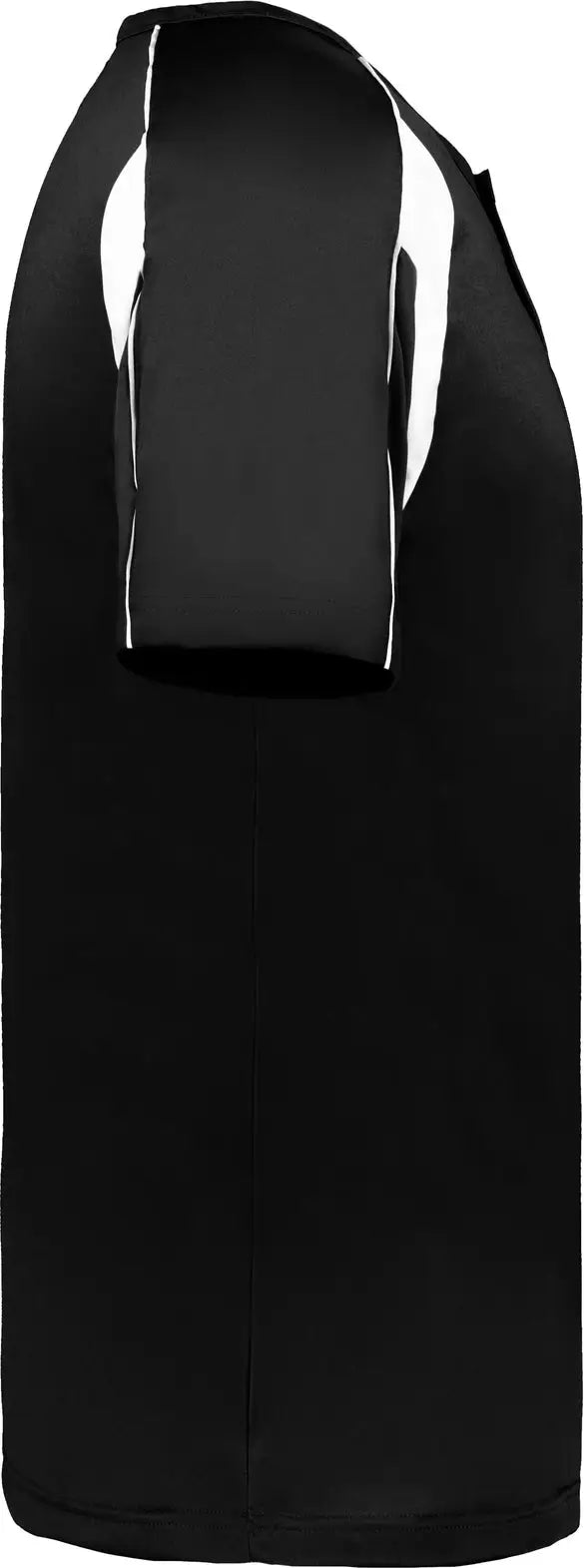 Alleson Athletic 7937 Pro Placket Baseball Jersey - Black White